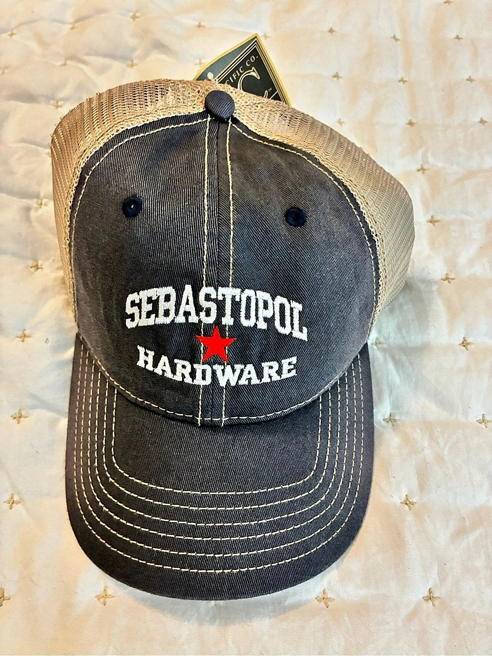 Sebastopol Hardware Dorfman Pacific Co. DPC Outdoor Design trucker hat. Trucker